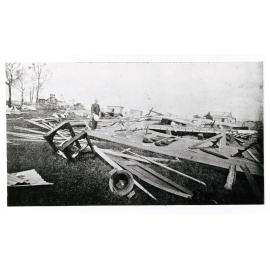 St. Johns's church, South Townsville after Cyclone Leonta, Townsville, 1903
