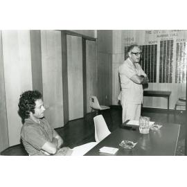 Tom Uren at an anti uranium debate, Townsville, 4th April 1977