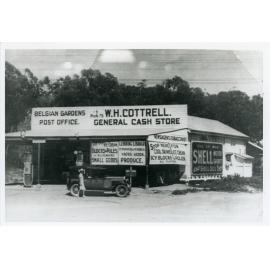 Cottrell's general store and Belgian Gardens Post Office, Bundock Street, Belgian Gardens, late 1940's