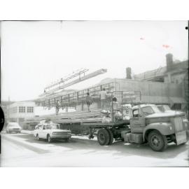 Townsville City Council's new administration building under construction, Walker Street, Townsville, 1975