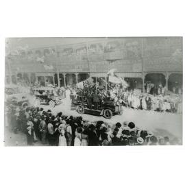 Armistice Day parade, Flinders Street, Townsville City, Townsville, 11 November 1918