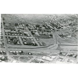 Aerial view of the extension of Sturt Street to Woolcock Street, Townsville, 1973