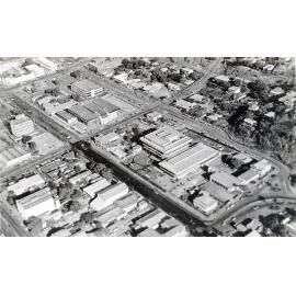 Townsville city area around Wills and Walker Street, 1975
