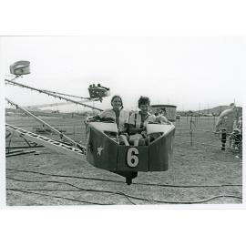 The Lions Merry Muster and the Octopus amusement ride, Townsville, 1 November 1973