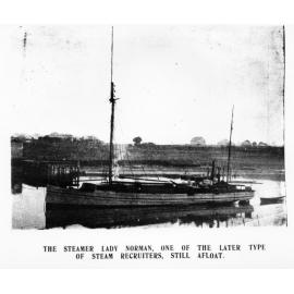 The Steamer Lady Norman, one of the later type of steam recruiters still afloat