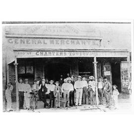 Samuel Allen's staff and business premises, Flinders Street, Townsville, ca.1898