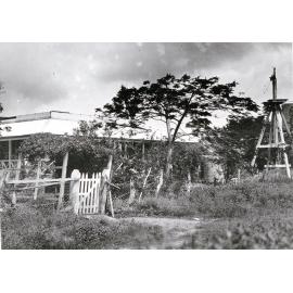 A house damaged by Cyclone Leonta, Townsville, 1903