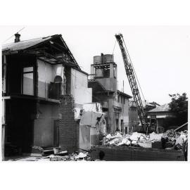 Demolition of part of the Queen's Hotel, Townsville