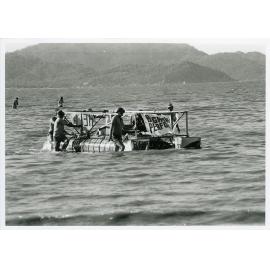 Raft race on the Strand during the Pacific Festival 1979