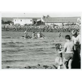 Raft race on the Strand during the Pacific Festival 1979