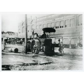 Road works on Stokes Street, Townsville, circa 1927