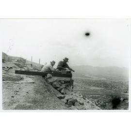 Workers building a lookout on Castle Hill, Townsville, 1937