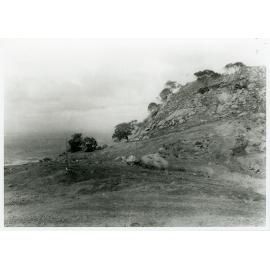 Construction of Hynes Highway on Castle Hill, Townsville, 1936