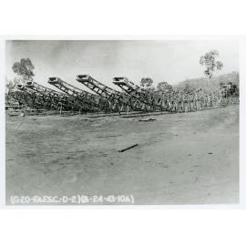 Construction of an igloo at the United States 4th Air Depot, Mount Louisa, Townsville, 1942