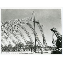 Construction of an igloo at the United States 4th Air Depot, Mount Louisa, Townsville, 1942