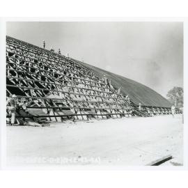 Construction of an igloo at the United States 4th Air Depot, Mount Louisa, Townsville, 1942