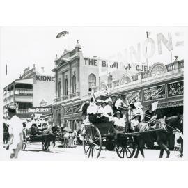 Armistice Day parade, Flinders Street, Townsville City, Townsville, 11 November 1918