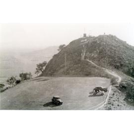 View of the Castle Hill car park, Townsville, 1942