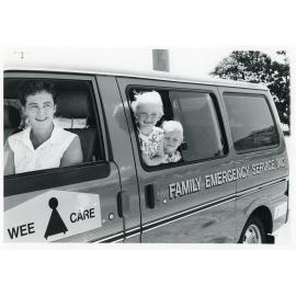 Mrs. Glenys Taylor, President of the Wee Care Family Emergency Service Committee