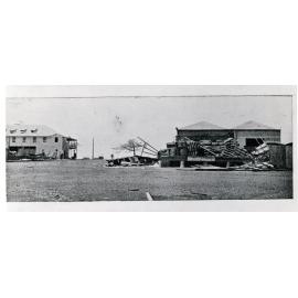 Criterion Hotel and Burns Philp's store after Cyclone Leonta, Townsville, 1903