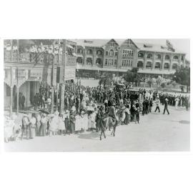 Armistice Day at the Railway Oval, Flinders Street, Townsville, 11 November 1918