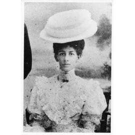Isabella Fitzpatrick (nee Wyatt) on her wedding day, 5th December 1906