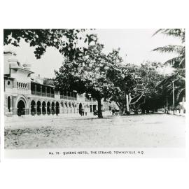Queen's Hotel, the Strand, Townsville, circa 1930