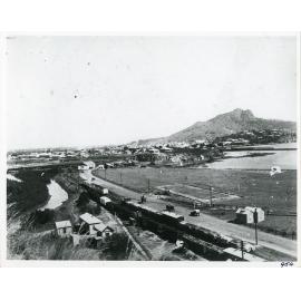 Foundations for the white shed for the Cleveland Bay Wool Dumping Company, Townsville