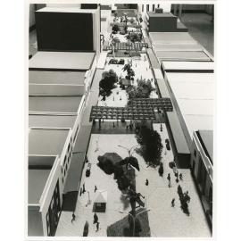 Model of Flinders Mall, 1978
