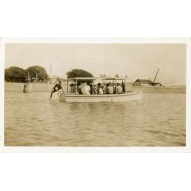 The Penny Ferry, Carina, on Ross Creek, Townsville circa 1950