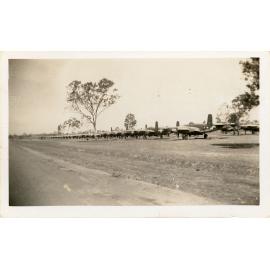 B25 aircraft at Townsville airbase, 1945