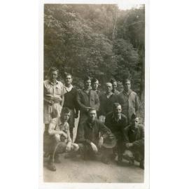 Some of the gang on the road to Mount Spec near Townsville for rec leave, 1942
