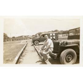 A good friend, John C. McGrath from Rochester, New York at our camp, Townsville [1942]
