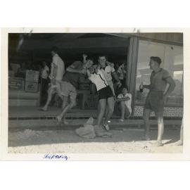 Staff on a break at the new Philip Leong's Garbutt store, Townsville, 1960