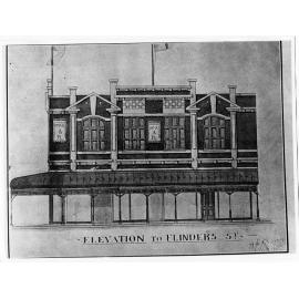 McKimmon and Richardson's Criterion House. Flinders Street frontage. 1913