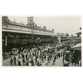 Armistice Day procession, Flinders Street, Townsville, 1918