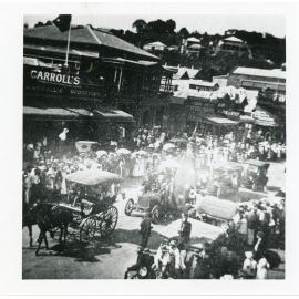 Armistice Day procession, Flinders Street, Townsville, 1918