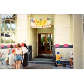 [50th birthday celebrations, City Library, Townsville Municipal Library Service, 1988] 