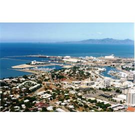 Townsville harbour and city area, view from Castle Hill, 1992