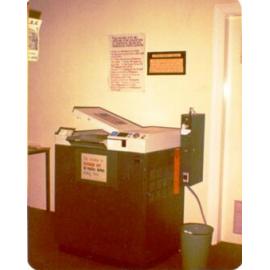 [City Library photocopier, Townsville, 1981] 
