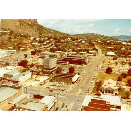 Townsville city area, view from the Hotel Townsville, 1977