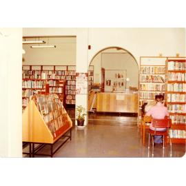 Adult library, Townsville, 1978. 