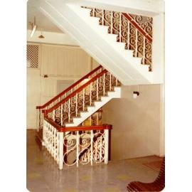 [Staircase in City Building, first floor landing near Library, Townsville, 1978.] 