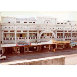 Entrance, City Building, Townsville, 1978. 