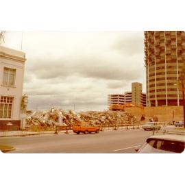 [Demolition work, Town Hall and City Buildings, Townsville, 1978.] 