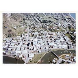 Aerial view of the Townsville city area through to North Ward and the Strand