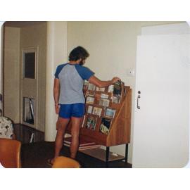 Magazine stand, Townsville city library, Flinders Street, 1981