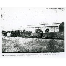 Samuel Allen & Sons new wharf railway store, South Townsville, Townsville, 1897