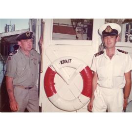Two members of the Krait crew, Townsville