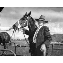 William "Pop" Whalen, 90, of Charters Towers and "Best Princess" the winner of the North Queensland Cup, 11 August 1973